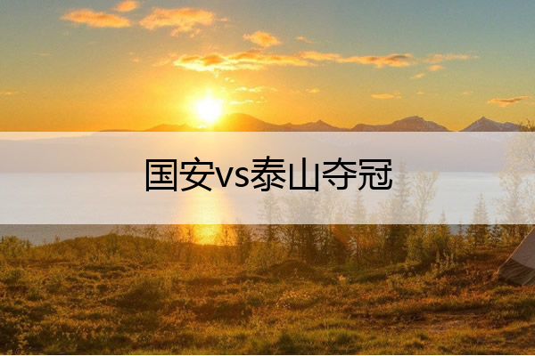 国安vs泰山夺冠_国安对泰山

