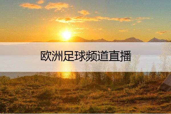 欧洲足球频道直播(欧洲足球直播cctv5)
