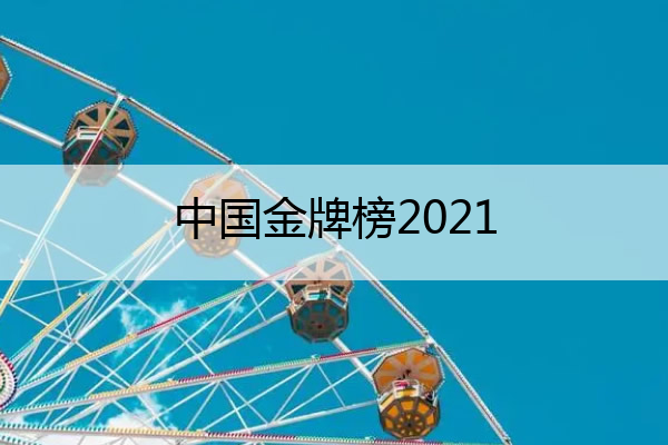 中国金牌榜2021,2022冬奥会中国金