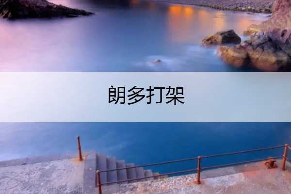 朗多打架_朗多为什么没上场
